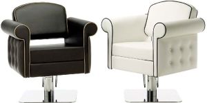 Solo White Hair Dressing Chair