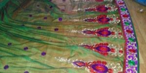 Net Embroidered Saree