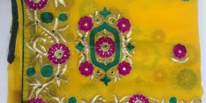 Zari Embroidered Saree