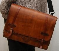 Leather Messenger Bag