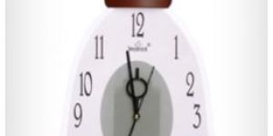 White & Brown Pendulum Modern Wall Clocks