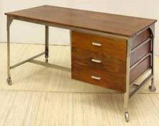 Iron Wood Writing Table