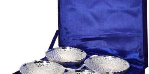 Swan Fashion Jewellery Silver Plated Bowl Set with Spoon