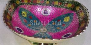 Brass Decorative Rectangular Shaped Basket