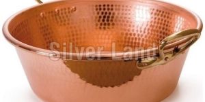 Copper Bowl with Handle