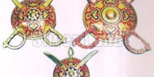 Brass Dhal & Talwar Set