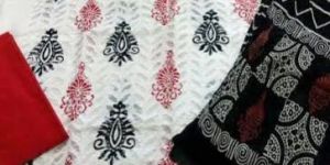 Ladies Printed Cotton Suit Fabric