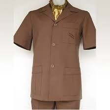 Mens Half Sleeve Safari Suit
