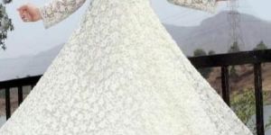 Ladies Chikan Anarkali Suit