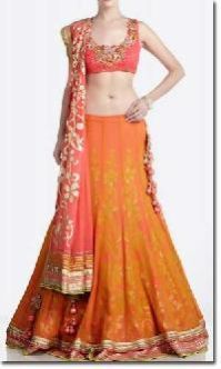 Designer Chiffon Lehengas