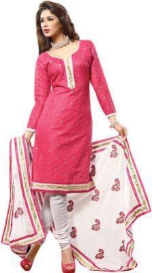 Cotton Semi Stitched Salwar Kameez
