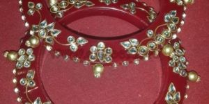 Gold Leaf Work Bangles