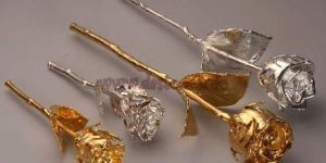 Silver & Gold Plated Rose