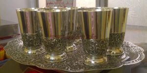 Silver Glass Set