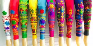 Embroidery Leggings