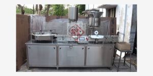 Powder Filling with Rubber Stoppering Machine