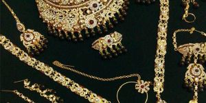 Bridal Handmade Gold Platted Jewelry Earrings