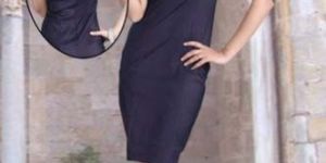 Ladies Knee Length Stretchable Short Dress