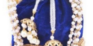 Ghoonghroo Potli Bags(Blue)