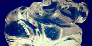 Crystal Nandi Statue