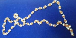 Silver Coated Rudraksha Mala
