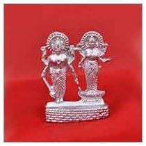 Parad Laxmi Vishnu Statue on Plate