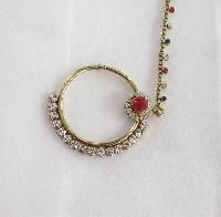 Finger Ring Imitation Mangalsutra Nose Ring