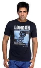 Mens Round Neck Printed T-Shirts