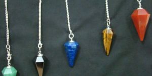 Gemstone Faceted Pendulum