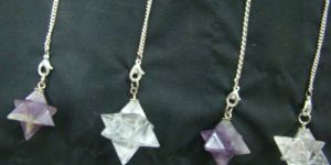 Gemstone Merkaba Star Pendulum
