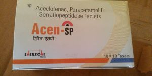 Aceclofenac,Paracetamol & Serratiopeptidase Tablets