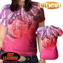 Ladies T Shirt with Burnout Print in Tirupur