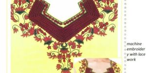 Neck Embroidery Suits