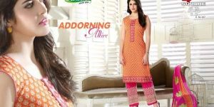 Bridal Cotton Embroidery Suits