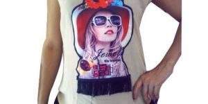 Printed Cotton Ladies Top
