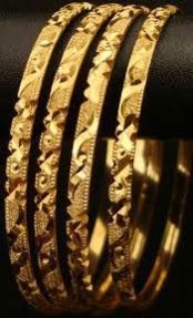 GOLD COVERING BANGLES