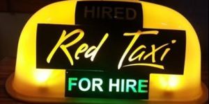 Round Taxi Top Light