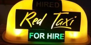 Round Taxi Top Light