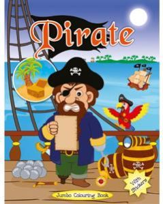 Pirate Jumbo Colouring Book