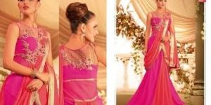 Viva N Diva Dusty Pink Color Soft Net Anarkali Suit