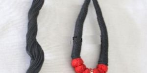 German Silver Rope Pendant Set