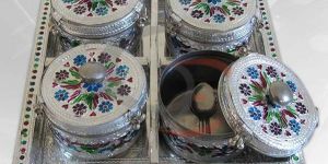 Meenakari Work Mukhwas Dry Fruit Box