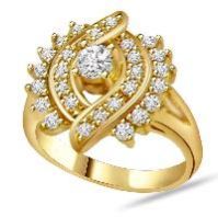 Ladies Gold Rings