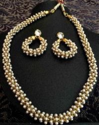 Pearl Necklace Set