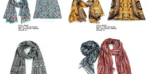 Ladies Polyester Printed Scarves