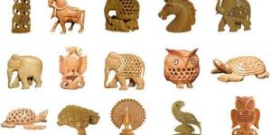 Wooden Animal Statues