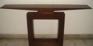 Wood Console Table