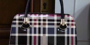 Ladies Checkered Handbags