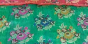 Jacquard Chanderi Silk Fabric