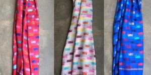 Florocent Brick Design Stoles